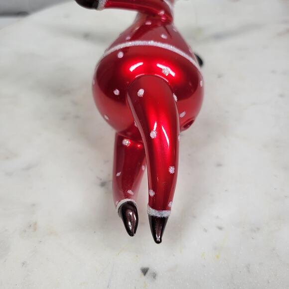 Vtg Lefton Reindeer Figurine Japan Hand Painted Gold Accents Christmas Decor - Picture 7 of 14